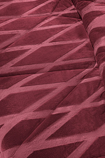 Guy Laroche Double Comforter 220x240 cm Zadic Red 530 GSM