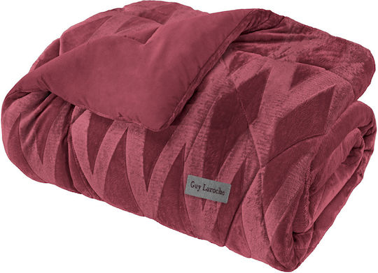 Guy Laroche Double Comforter 220x240 cm Zadic Red 530 GSM