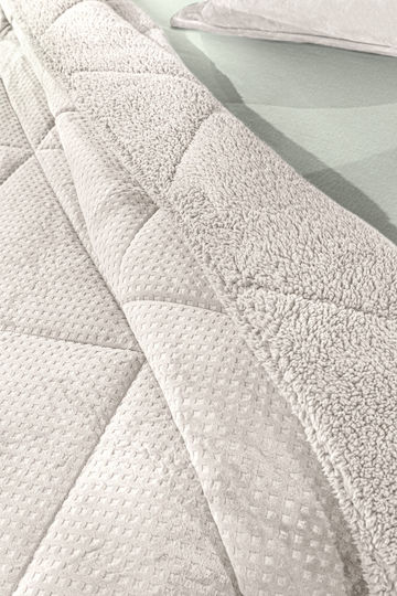 Guy Laroche Semi-Double Sherpa Comforter 180x240cm Prellude 112