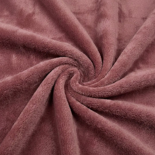 Sidirela Fleece Blanket Single 150x220cm Pink
