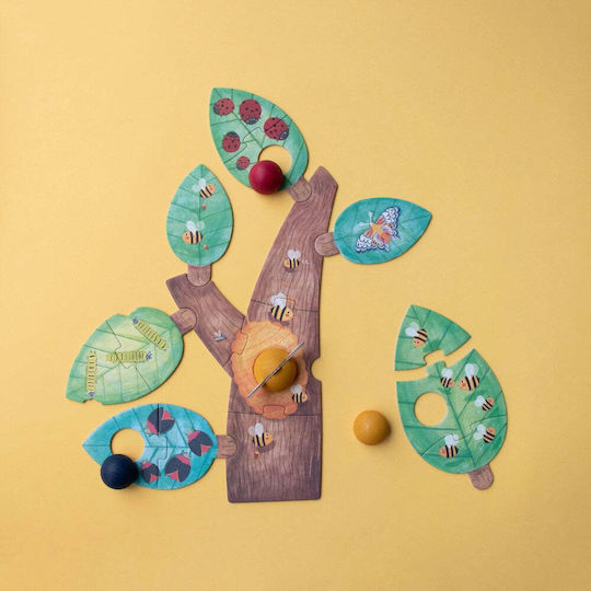 Ξύλινο Παιδικό Puzzle Bzzz 15pcs Londji