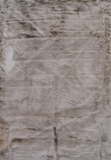 Polcarpet Rabbit Living Room Rug Round Furry Beige Φ100cm