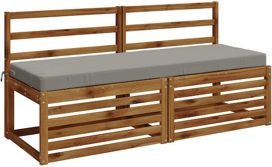vidaXL Garden Bench Cushion Soest Grey 2 pcs 50x150 cm
