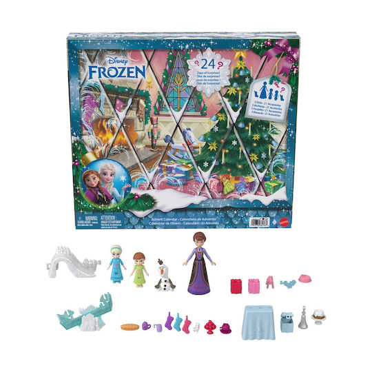 Mattel Адвент календар с малки кукли Frozen