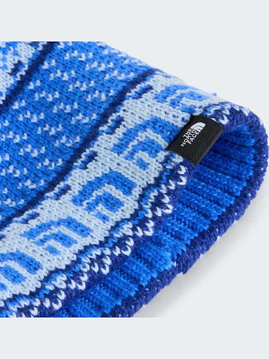 Ski Tuke Kinder-Strickmütze Hellblau