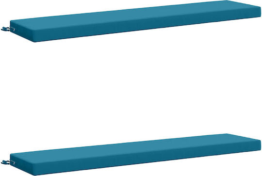 vidaXL Gartenbankkissen Soest Hellblau 2 Stk. 40 x 180 cm