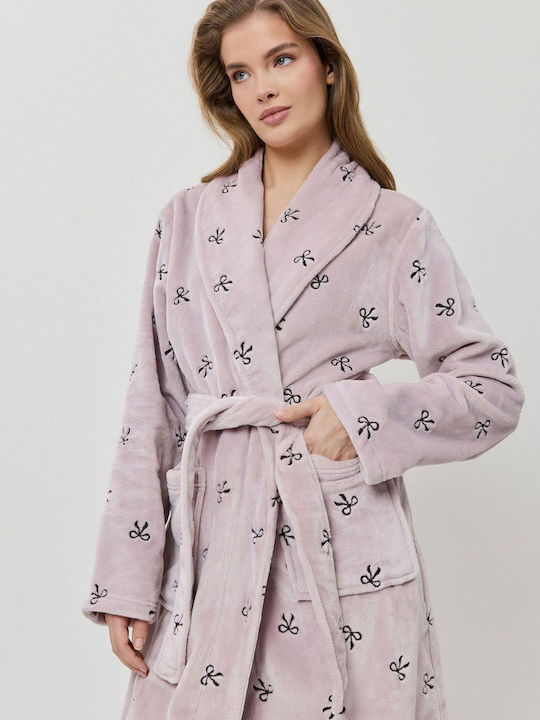 Aruelle Winter Women's Robe Rosa