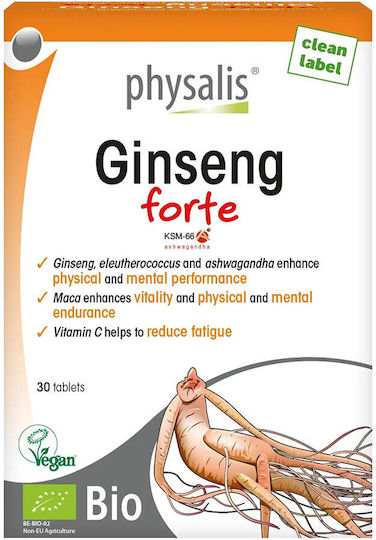 Physalis Bio Ginseng Forte 30 Vegan Tablets