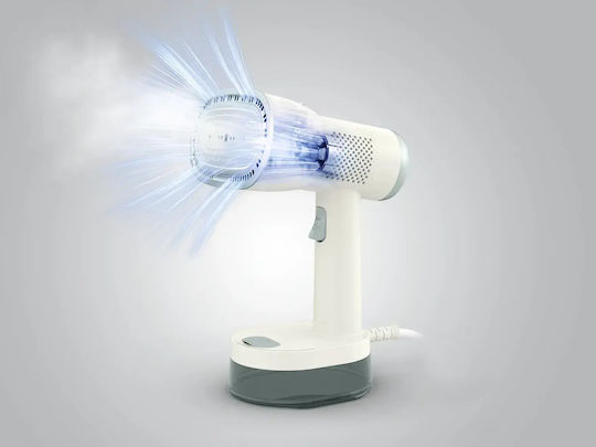 Aerosteam Ръчен Парогенератор за Дрехи 1300 W с Резервоар 190 ml Бял