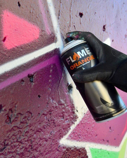 Flame Paint Spray Farbe Acryl Hochtemperatur mit Matt Effekt Blue 400ml