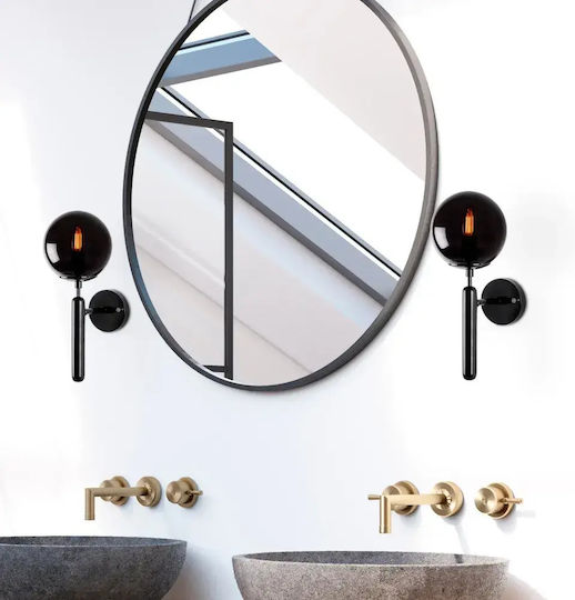 Opviq Lamp Wall Black 15x20x15cm