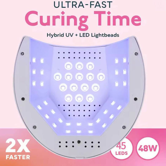 UV / LED Nail Polish Curing Lamp 48W White