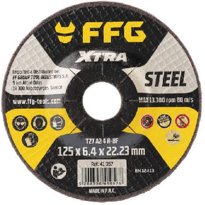 FFG Δίσκος Λείανσης Μετάλλου 125mm