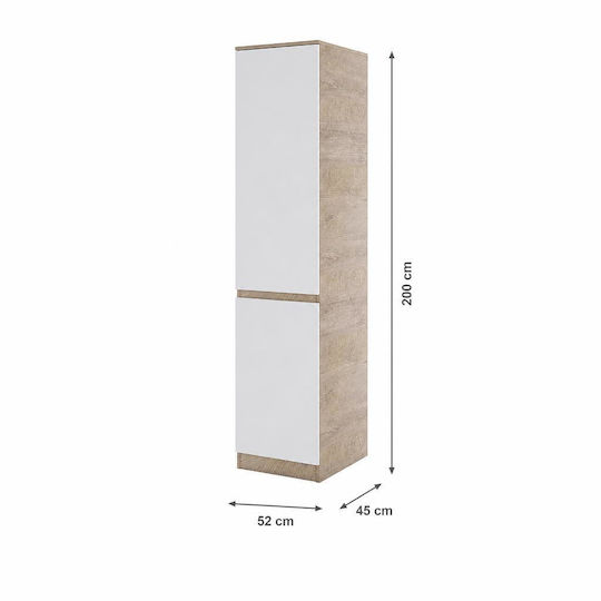 Modul 934 Μονόφυλλη Ντουλάπα 52x45x200cm Modul 934 Μονόφυλλη Ντουλάπα 52x45x200cm
