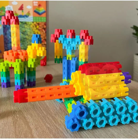 Cuburi de Construit Educative pentru Copii de 3+ Ani 300 Bucăți