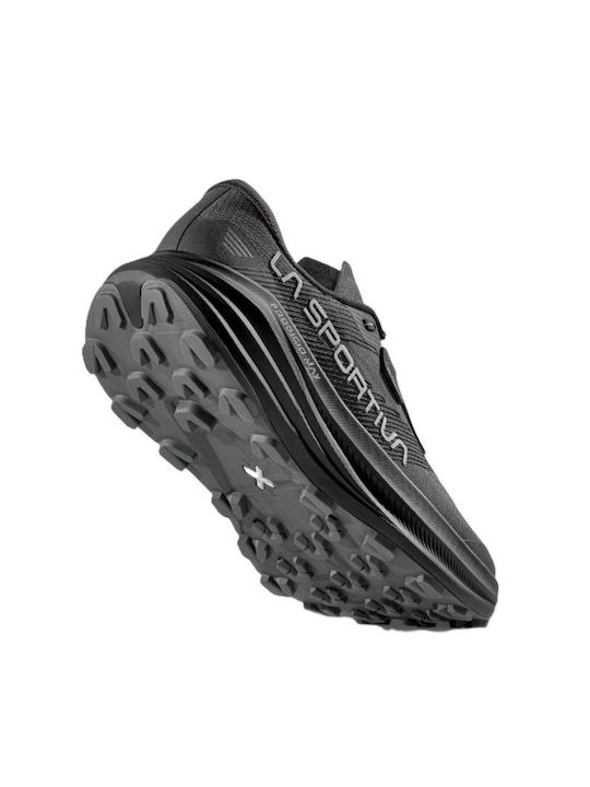 Prodigio Men's Trail Running Sport Shoes Waterproof with Gore-Tex Membrane Black / Reflective