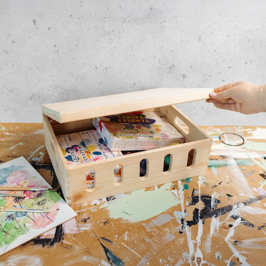 Creative Dekorative Holzbox 40x30x14cm