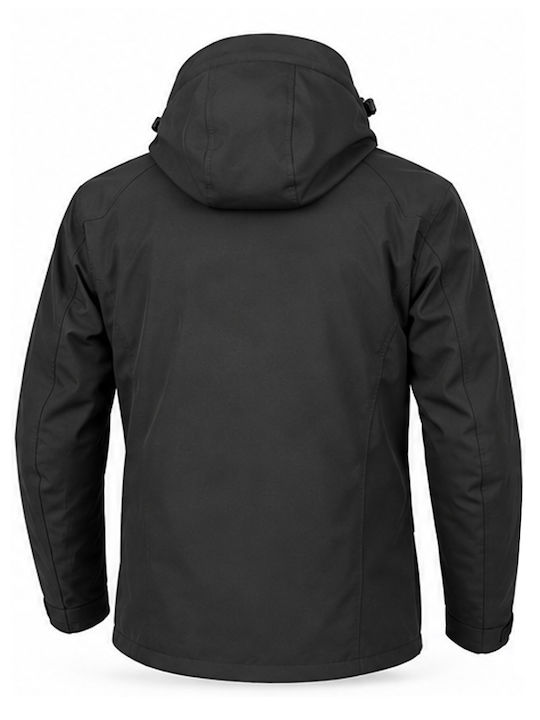Seca Detroit Men's Cordura Motorcycle Jacket 4 Seasons Waterproof Black 2DTR27MQ.00