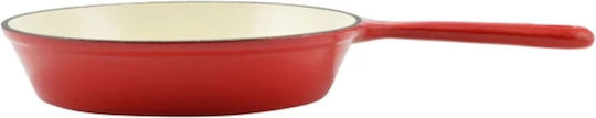 Perfect Home Gusseisenpfanne mit Deckel und Emaillebeschichtung 24 cm