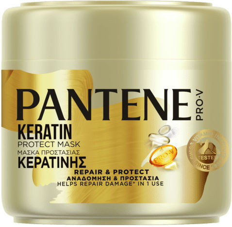 Pantene Keratin Protect Μάσκα Μαλλιών για Επανόρθωση με Κερατίνη 1000ml