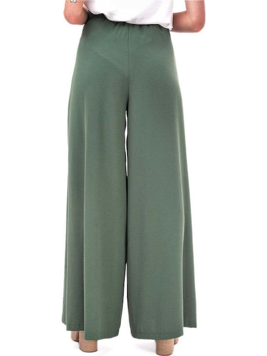 Moutaki Women's Fabric Trousers Khaki
