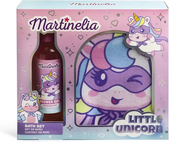 Παιδικό Σετ Μπάνιου Γάντι & Αφρόλουτρο 200ml Little Unicorn