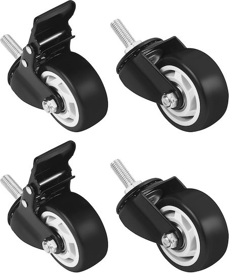 Kraft & Dele KD3640 Räder mit Bremse 4 Stück
