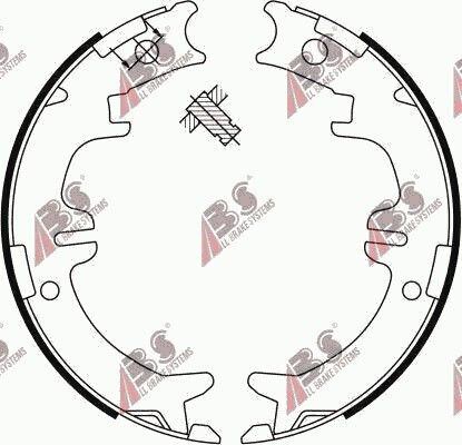 Bremsbacken Toyota RAV 4 01 Schaltgetriebe 4659028010