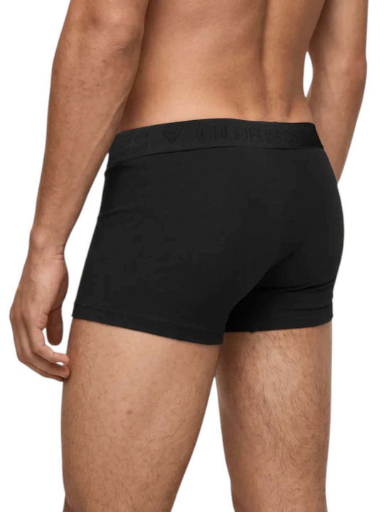 Trunks Herren-Boxershorts Schwarz 3er-Pack