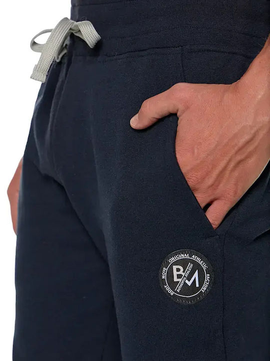 Navy Blue Sweatpants with Elastic