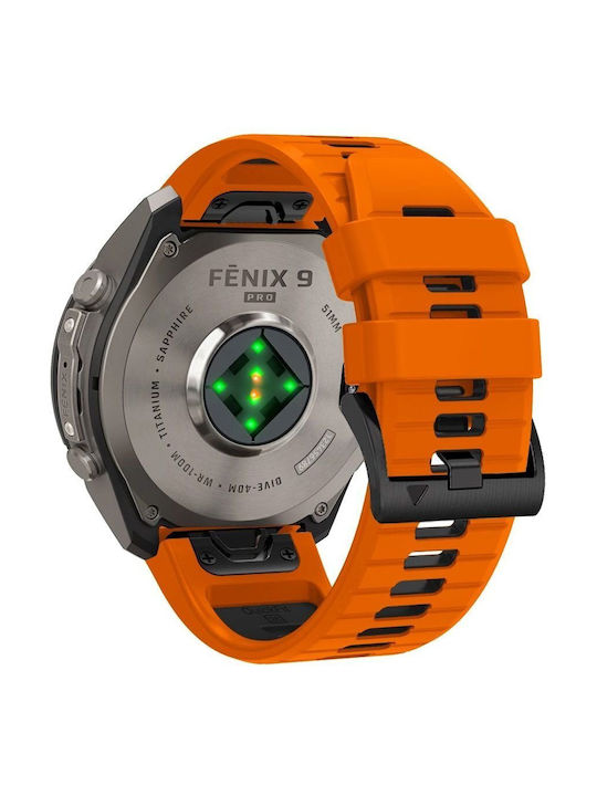 Tech-protect Iconband Pro Garmin Fenix 5x 5x Plus 6x 6x Pro 7x 8 8 Pro 9 9 Pro 51 Mm Orange Black 5906302388202 Tech-protect Iconband Pro Garmin Fenix 5x 5x Plus 6x 6x Pro 7x 8 8 Pro 9 9 Pro 51 Mm Orange Black 5906302388202