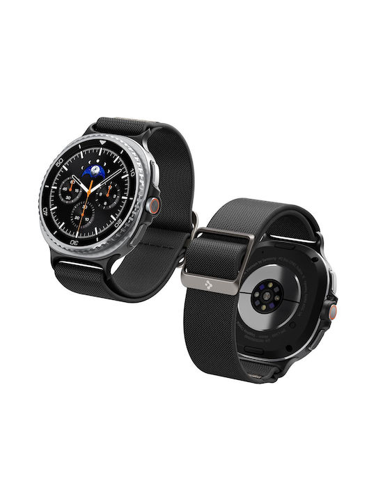 Spigen Fit Lite Λουράκι Υφασμάτινο Μαύρο (Galaxy Watch 8 / 8 Classic / 9)