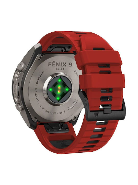 Tech-protect Iconband Pro Garmin Fenix 5x 5x Plus 6x 6x Pro 7x 8 8 Pro 9 9 Pro 51 Mm Red Black 5906302388226 Tech-protect Iconband Pro Garmin Fenix 5x 5x Plus 6x 6x Pro 7x 8 8 Pro 9 9 Pro 51 Mm Red Black 5906302388226