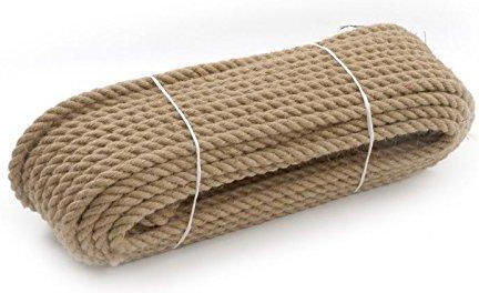 Linotech Σχοινί Στριφτό 10mm 20m Γιούτα