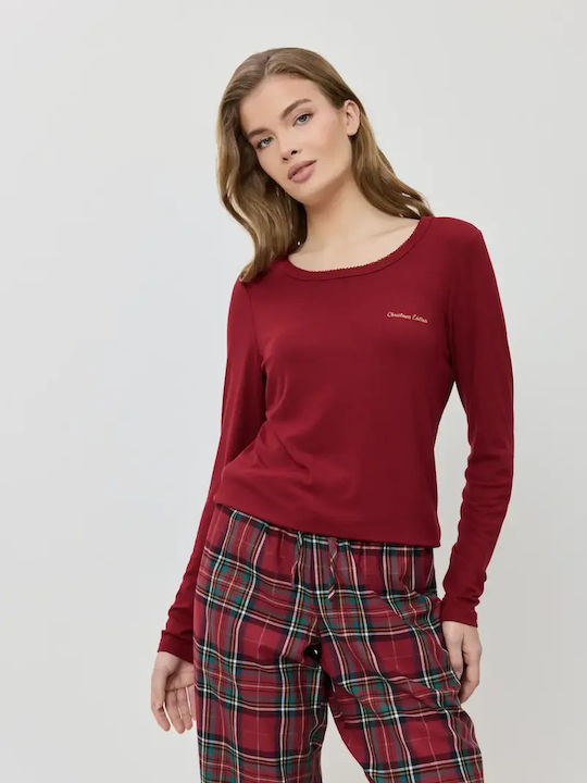 Aruelle Winter Women's Red Pyjama Set Chrissy