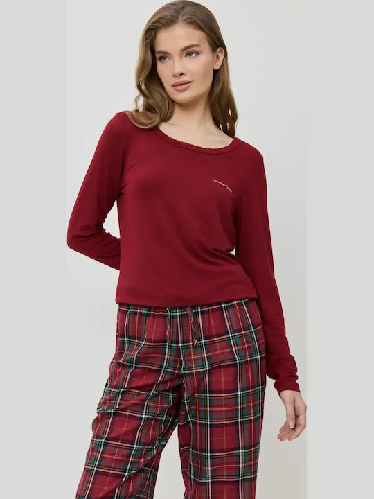 Aruelle Winter Women's Red Pyjama Set Chrissy