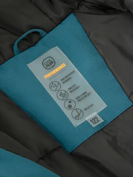Kurze blaue Kinder-Casualjacke