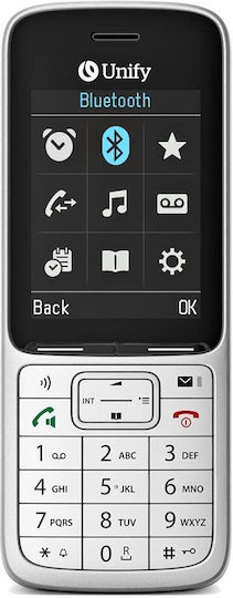 Unify OpenScape DECT Phone SL6 Ασύρματο Τηλέφωνο Ασημί