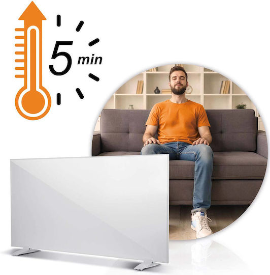 Berdsen Πάνελ Υπέρυθρης Θέρμανσης Τοίχου 1000W Λευκό 120x60cm