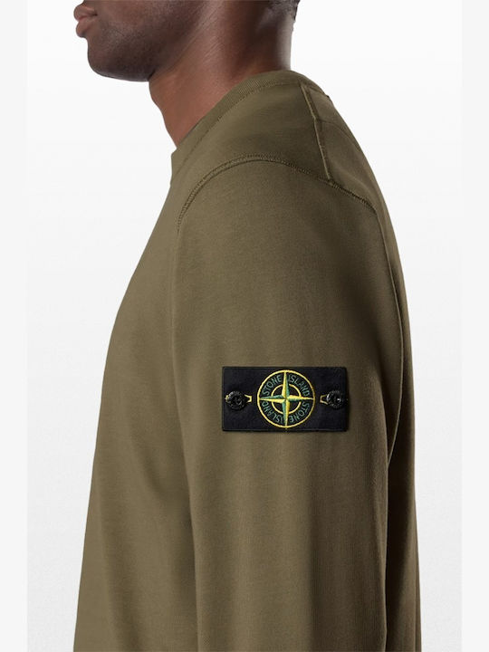 Khakifarbenes Sweatshirt
