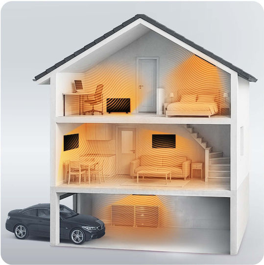 Berdsen Infrarot-Wandheizpaneel 600 W Schwarz 90 × 50 cm