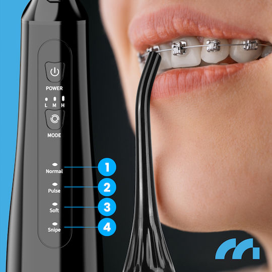 Water Flosser 320ml Επαναφορτιζόμενο & Αδιάβροχο με Θήκη Ταξιδίου