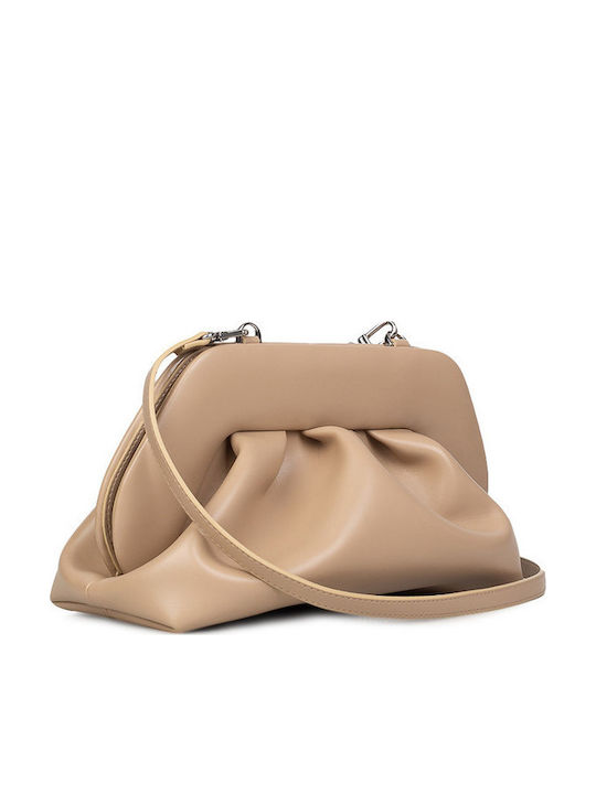 Damen-Clutch Beige