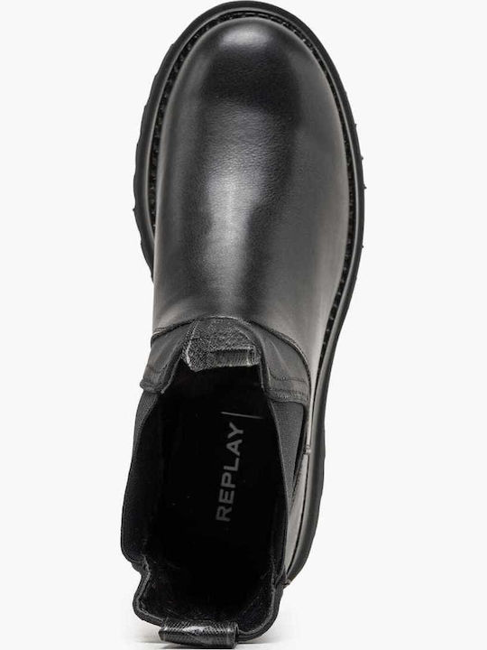 Any.mode Damen Stiefeletten Schwarz