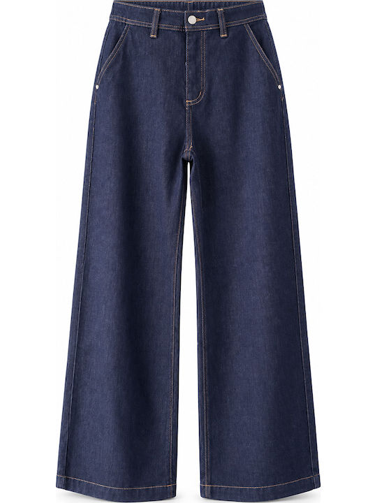 Pantaloni Jeans pentru Femei cu Croială Wide