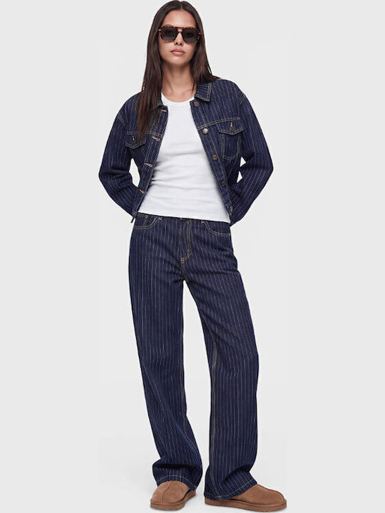 Pantaloni Jeans pentru Femei cu Croială Regulară