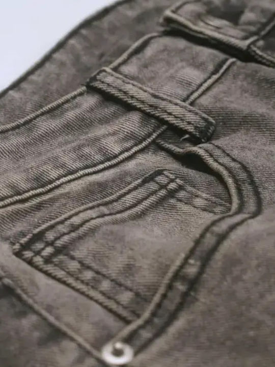 Kids' Grey Jeans Trousers