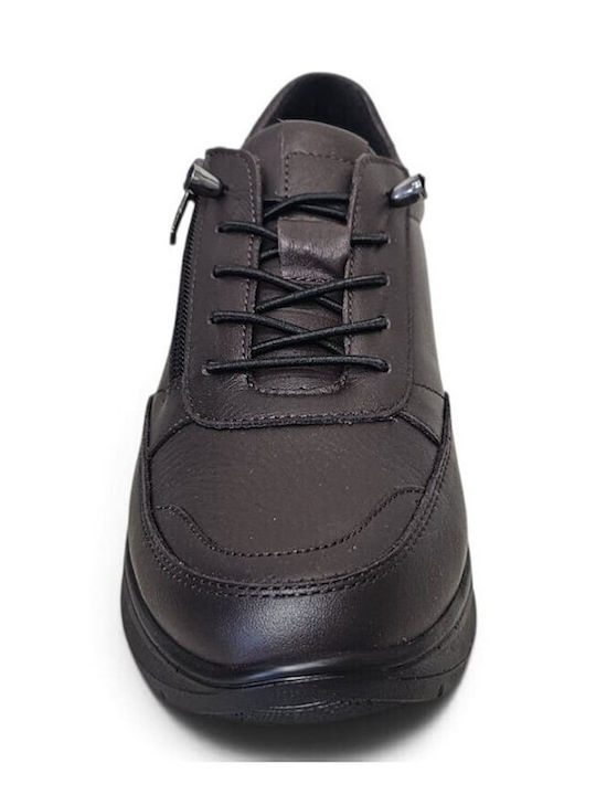 Women's Brown Sneakers 260102-5-BROWN