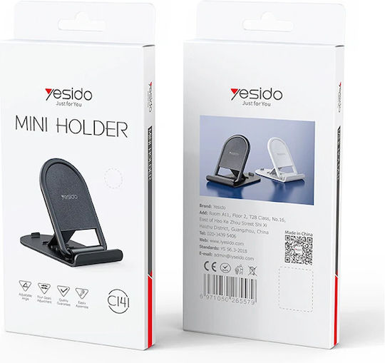 Yesido C141 Desk & Foldable Mobile Phone Stand White