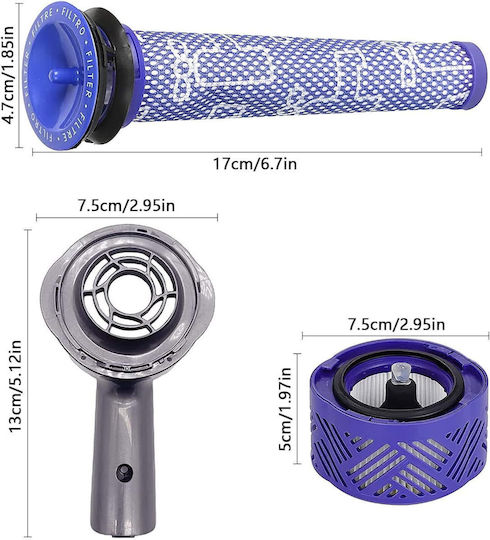 Hepa Filtru Hepa pentru Aspirator Vertical Compatibil cu Dyson